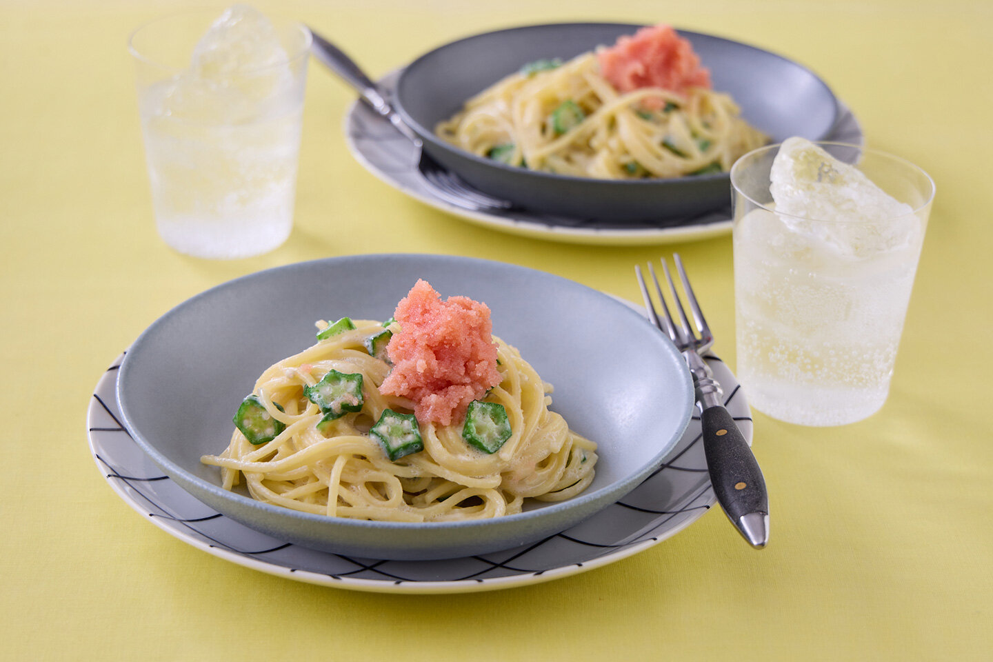 ワンパン明太豆乳パスタ